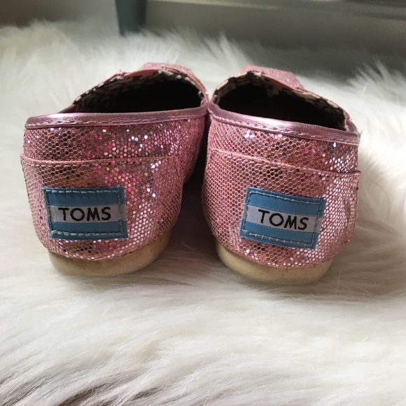 Sparkle Pink Toms - Picture 4 of 6